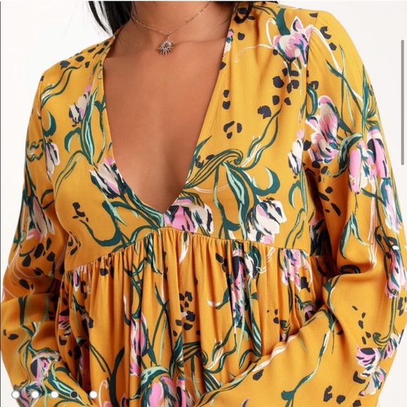 NWT Free People Bella Printed Tunic - Picture 2 of 15